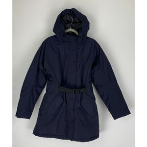 Hunter Original Womens Navy Insulated Parka Rain Jacket Hooded Size Medium NWT